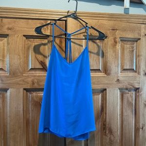 Women’s blue tank top